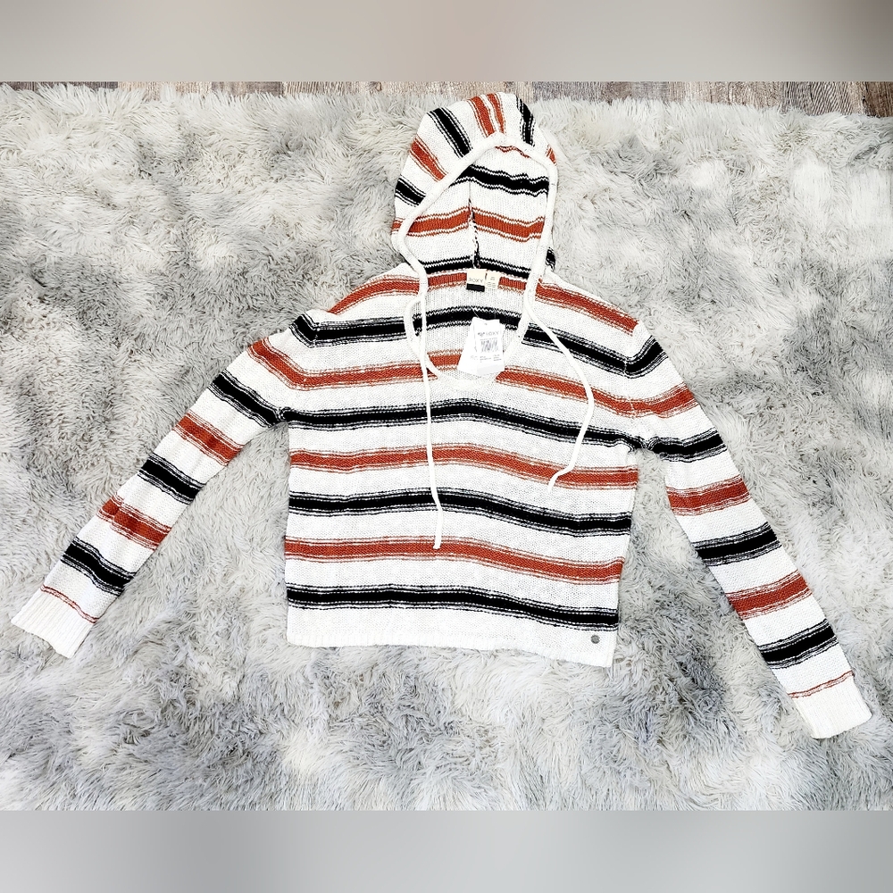 ROXY | Poncho Hoodie Sweater | Small | NWT - Picture 4 of 9